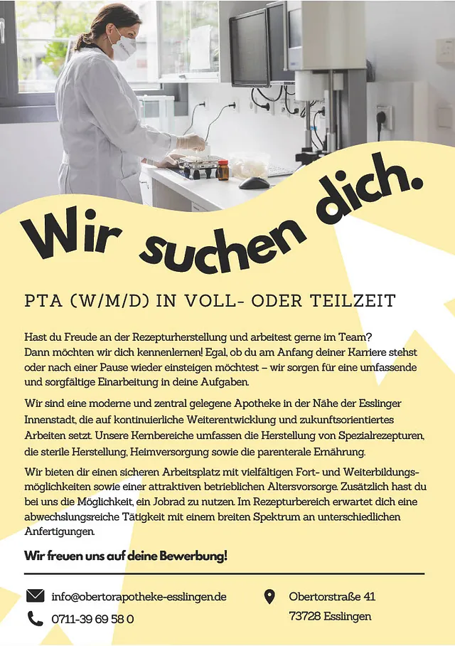 PTA (m/w/d) in Vollzeit